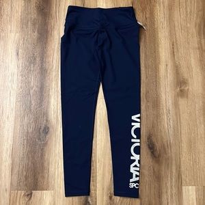 NWT Navy Victoria’s Secret Navy Leggings S